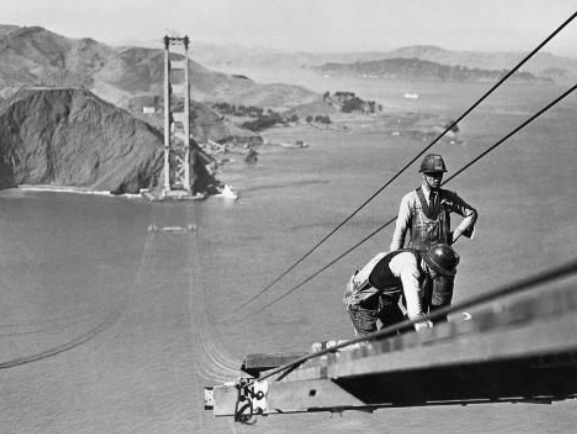 It was a diving board before the bridge